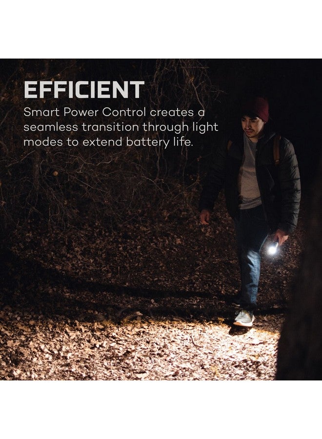 نيبو دافنشي كشاف يدوي قابل لإعادة الشحن 3500 لومن رمادي وبرتقالي 8.125 × 1.375 × 1.375 انش NEB-FLT-0021-G - Image 4