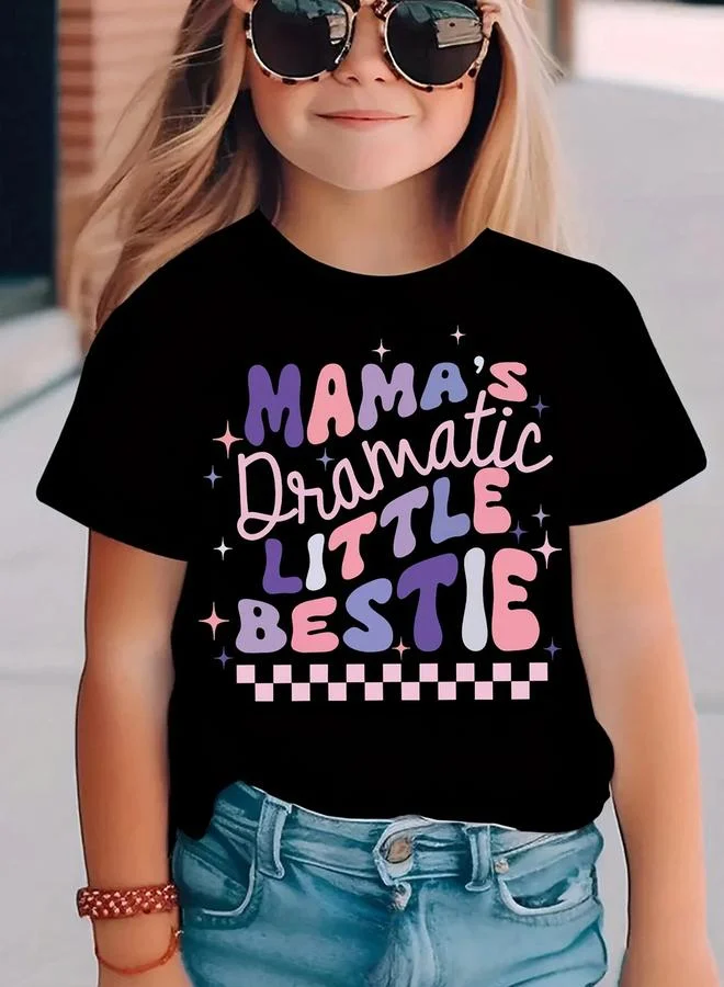 Take Two Take Two Girls Little Bestie Graphic Print T-Shirt
