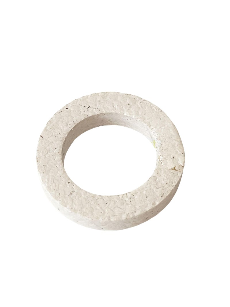 PTFE Impregnated Ramie Fiber Valve Packing Self Lubricating Wear Resistant Size OD52 ID32 10mmT 10Pcs - Image 2