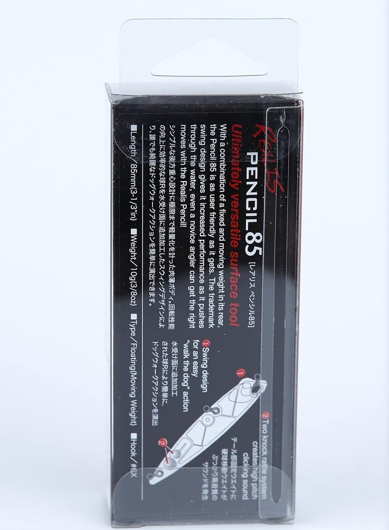 Generic Duo Lure - Fishing Lure with Hooks -REALIS PENCIL 85 - GEA3006 - Ghost Minnow - Hook #6 - Image 4