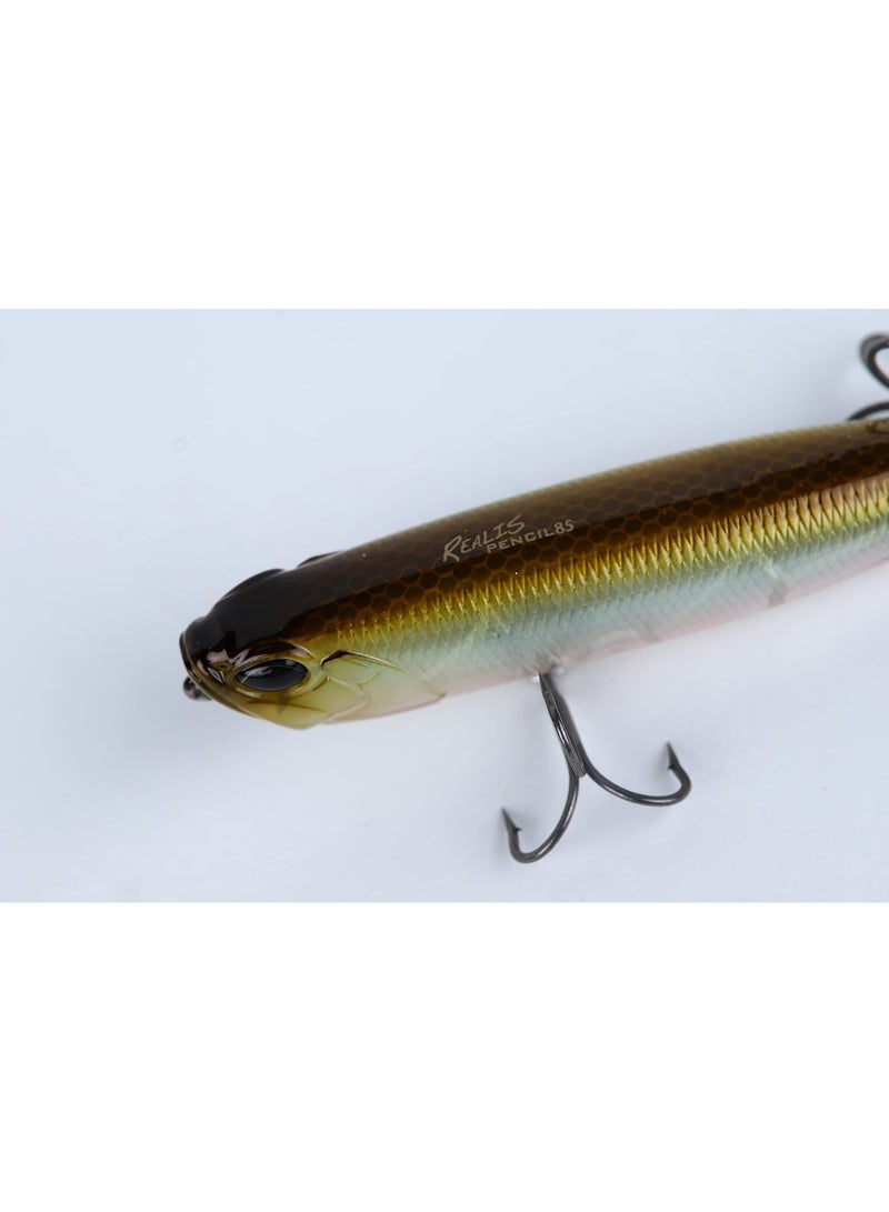 Generic Duo Lure - Fishing Lure with Hooks -REALIS PENCIL 85 - GEA3006 - Ghost Minnow - Hook #6 - Image 1