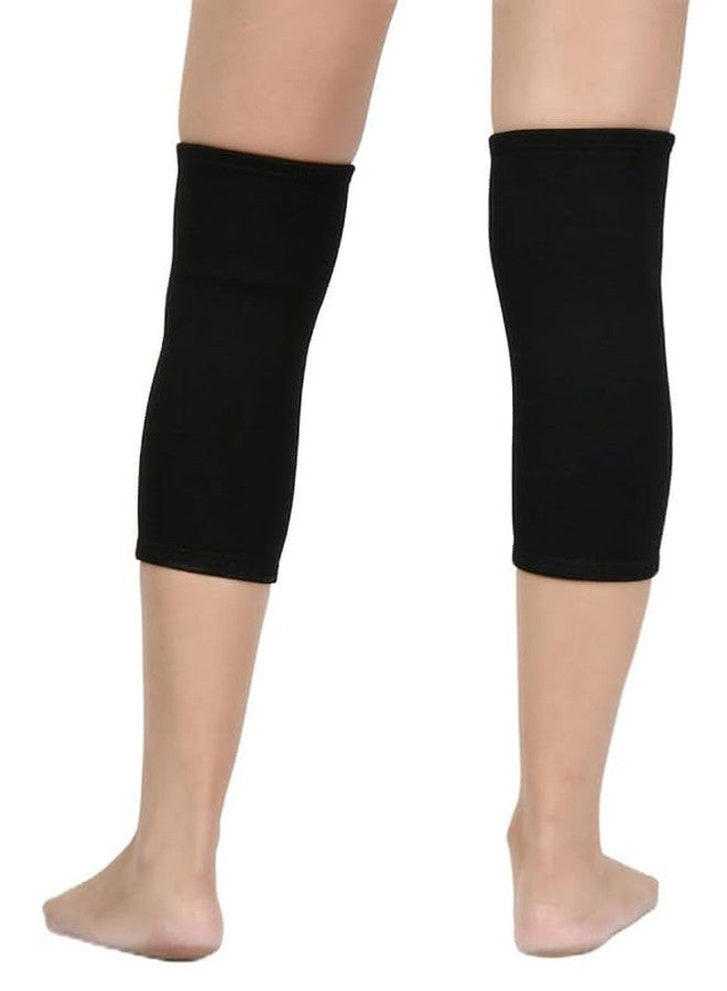 ZEDAN Knee Support Cap Brace/Sleeves Pair For Sports, Pain Relief | For Exercise, Gym, Running, Cycling | For Knee Pain, Knee Pad, Knee Guard, Knee Band, Knee Belt | For Men & Women (Black, S) - Image 2