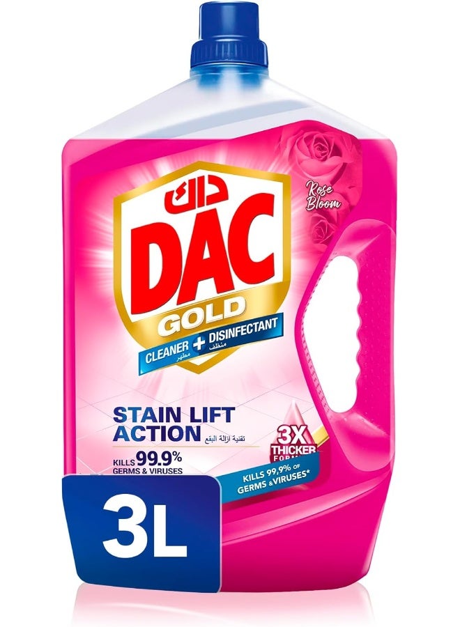 Dac Dac Multi Purpose Disinfectant Rose 3Litre  - Image 1