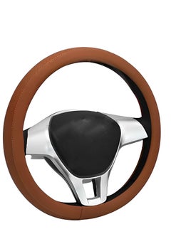 Steering wheel cover brown color - pzsku/Z18EA5258FFD841A52A90Z/45/_/1683013623/0ed80ca3-df11-486b-a5f6-8a37509eff95