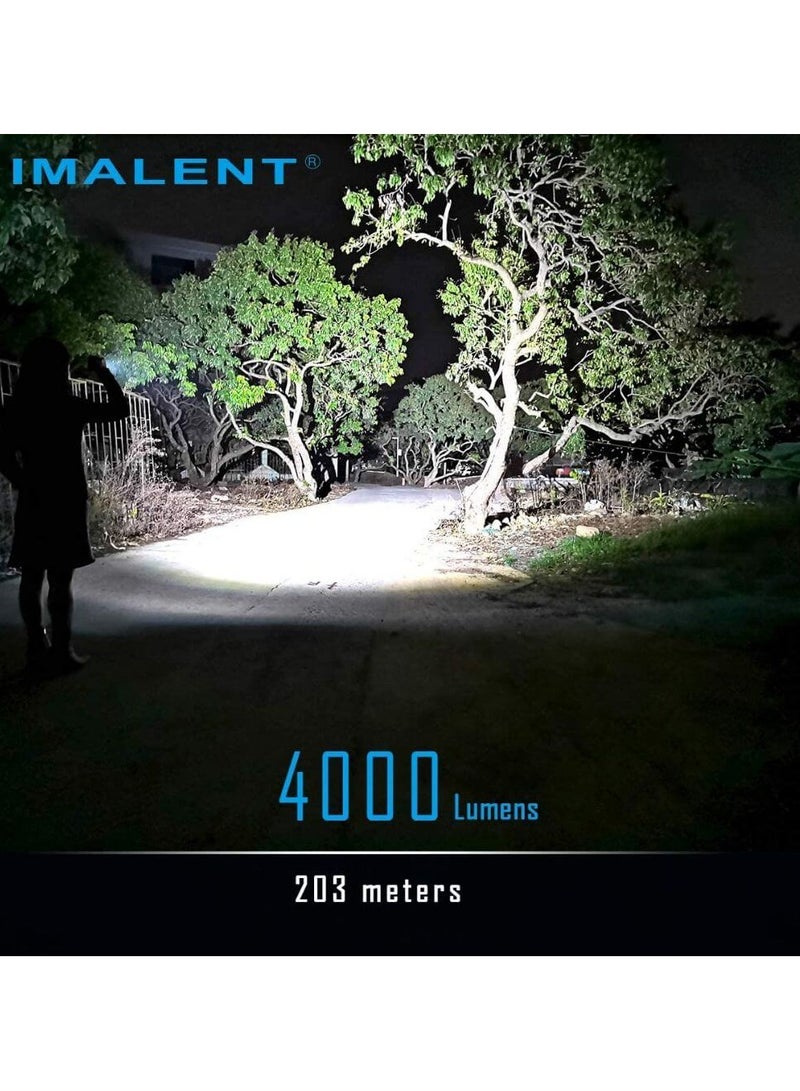 إيمالينت مصباح يدوي Imalent LD70 LED 4000 لومن، شاشة OLED مقاومة للماء IPX8 - Image 2