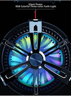 KASTWAVE Mobile Phone Cooler for Magsafe, Game Cooler Fan for PUBG, Designed for iPhone 12/13 Series, Live Streaming and Vlog, Semiconductor Heatsink Without Noise for iOS and for Android, for ipad and Tablet  - Image 3