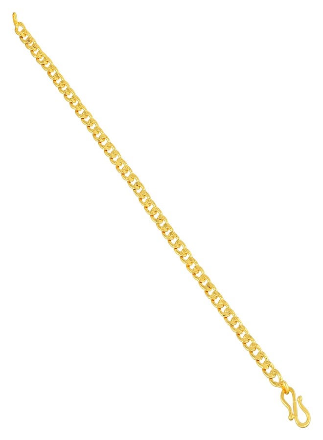 Memoir Brass 1 Micron Goldplated Fashion Bracelet Women Men(BLSA3959) - Image 2