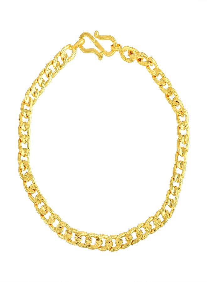 Memoir Brass 1 Micron Goldplated Fashion Bracelet Women Men(BLSA3959) - Image 1