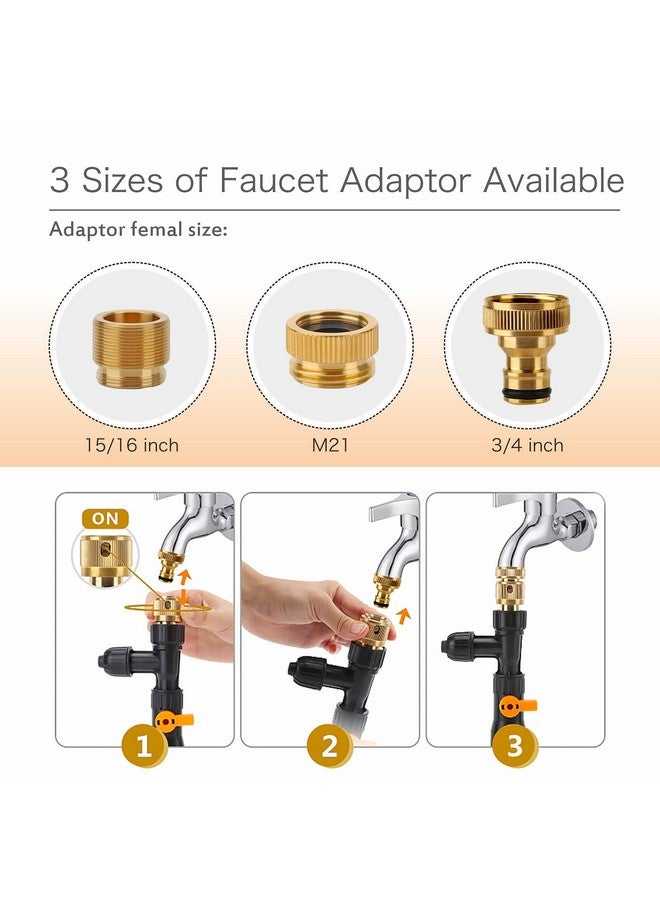 hygger Metal Aquarium Water Changer Replacement Parts, Faucet Nozzles Connectors (Metal) - Image 2