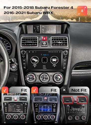Dasaita Android 13 Car Stereo Head Unit for Subaru Forester 20152018 Subaru WRX 20162021 Wireless CarPlay Android Auto inDash Navigation 6GB64GB Builtin 4G Cellular 8 QLED Touchscreen - Image 3