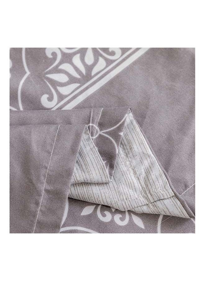RISHAHOME 6-Piece Double Size Duvet Cover Set Microfiber Schooner 1 Duvet Cover 200x230 cm, 1 Flat Sheet 220x280 cm, 4 Pillow Cover 48x74 cm Multicolour  - Image 3