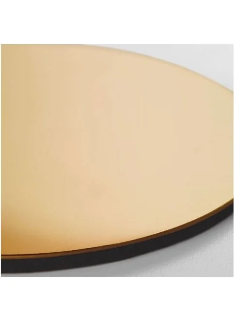 أيكيا Coasters Set of 6 Gold Color 8.5 cm Brass Color Coasters Presentation