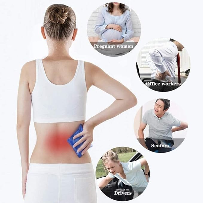 Ontrip Oval Shape Lumbar Support Pillow for Sleeping Pregnancy Pillow 3D Air Mesh Back Pillow for Bed Adjustable Height Lumbar Pillow for Lower Back Pain Relief - Image 2