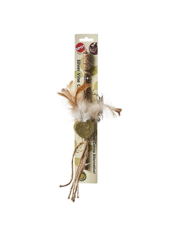 spot Ethical Pet Products 68052155: Toy Cat Silver Vine Teaser Wand - Image 1