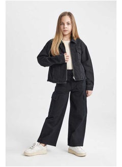 DeFacto Girl Wideleg Cargo Woven Trousers  - Image 1