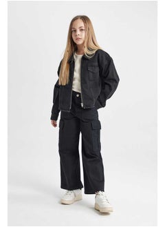 DeFacto Girl Wideleg Cargo Woven Trousers  - Image 3