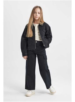 DeFacto Girl Wideleg Cargo Woven Trousers  - Image 5