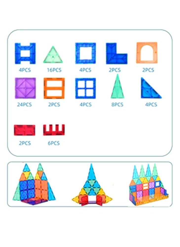 AnneFish - Magnetic Block 78 Pcs Building Toy Features Learning And Education For Kids - Image 1