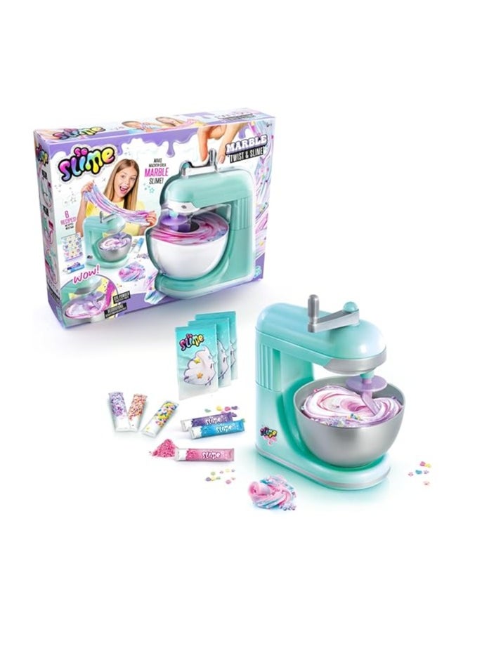 Canal Toys So Slime SSC 229- DIY Marble Slime with Beads for Decorations and Slime Stand Mixer, Make Your Own Scented Slime with the Marble Slime Mixer, 1 Mixer Set, Multicoloured  - Image 1
