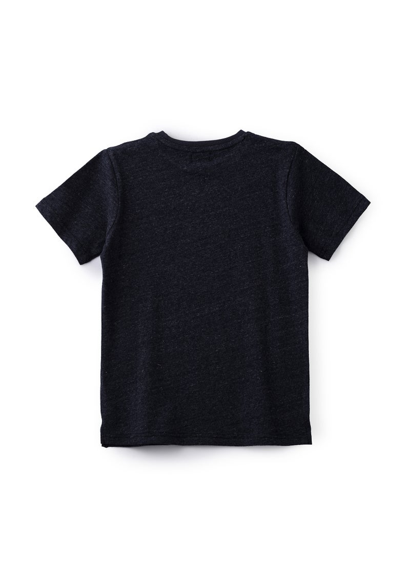 JAM Eco-Friendly 'Planet Earth' Graphic T-Shirt for Boys - Charcoal  - Image 2