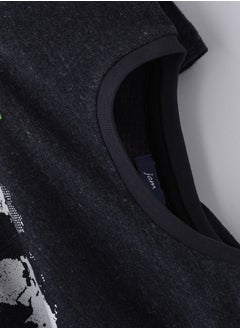 JAM Eco-Friendly 'Planet Earth' Graphic T-Shirt for Boys - Charcoal  - Image 4