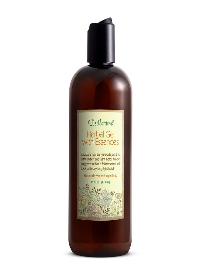 Just Nutritive Herbal Gel With Essences | Say Bye To Harsh Chemicals | Will Tame Stubborn Hair | For All Hair Types And Textures | Blended With Natural Ingredients 16 fl oz - Image 1
