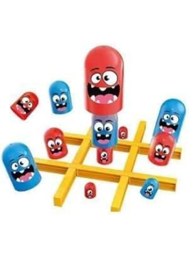 لعبة تيك تاك جو من جالوت، لعبة لوحية تفاعلية للأعمار من 3 سنوات فما فوق، لاعبين اثنين