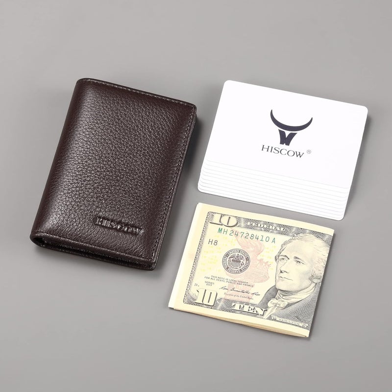 HISCOW Leather Business Card Case Holder for Men & Women, Italian Calfskin - Image 2