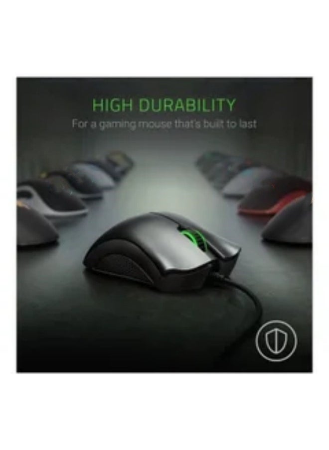 Generic DeathAdder Essential Wired Gaming Mouse with 6,400 DPI Optical Sensor, 5 Prog Buttons, Mechanical Switches, Ergonomic Form Factor, Standard Stock Feet, 10M Clicks, Black  - Image 4