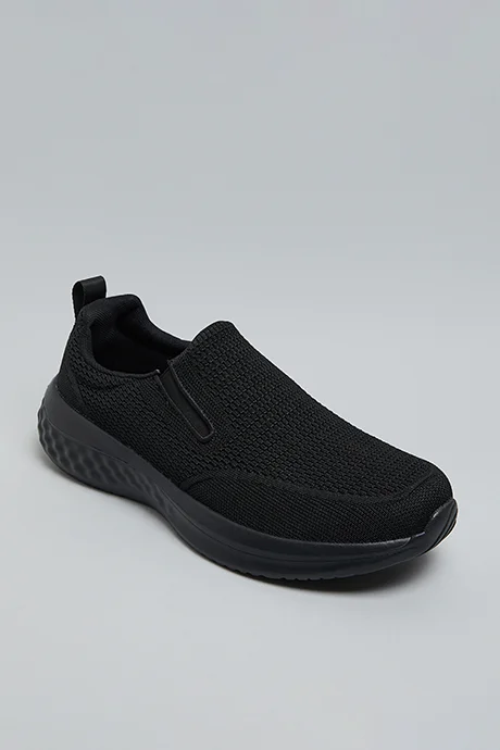 R&B Textured Slip-On Shoes