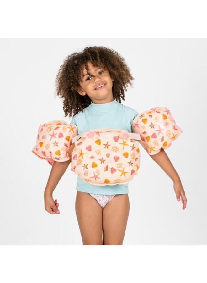 نابايجي عوامة حمام سباحة بحزام وسط وكتافات متدرجة 15 - 30 كجم للأطفال - بيج - Image 2