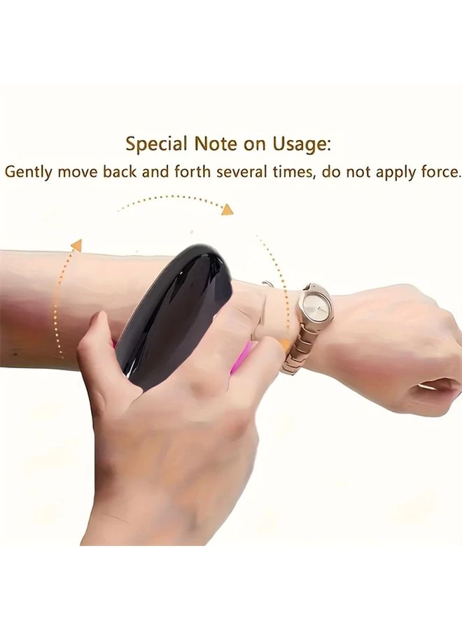 Women Reusable Leg And Body Hair Removal Device Pink Nano Glass Technology Epilator With Ergonomic Handle And Purple Cap Washable Sterilizable For Sensitive Skin At Home Like Results Manual Operation Glass Design Durable Hygienic Long Term Use Personal Care Device For Smooth Skin - Image 5