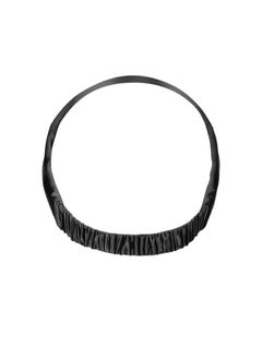 BRIGHTLY LABS Silk Headband in Silver Grey (One Size) - 22 Momme Pure Mulberry Silk Fashion Headband for Women, Delicate, Lightweight, Versatile Hairband, Non Slip Head Wraps Great for Sports, Yoga  - Image 2