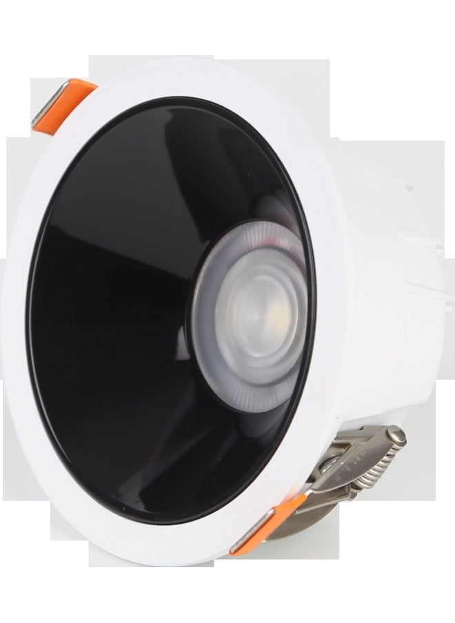 Hummer Anti-glare floodlight, white, yellow lighting color, 10 cm  - Image 1