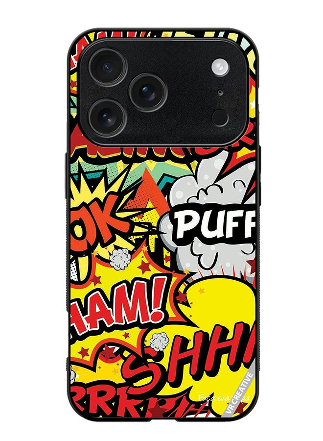 Protective Case Cover For Apple iPhone 17 Pro Max Multibrand Stickers Design Multicolour