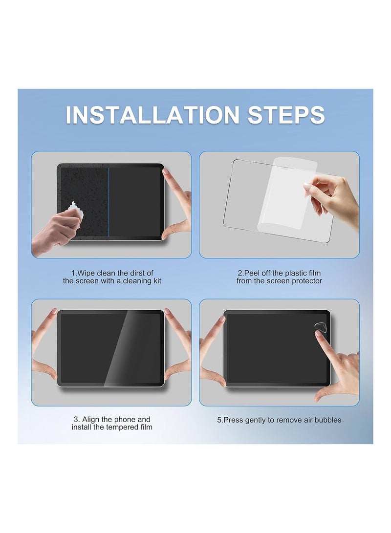 Wtech Apple iPad Pro 13 5G 2025 (M5) 13 inch Wtech Premium Pure Hydrogel Matte Film Thin and Flexible Screen Protector (TSHFMN) - Clear - Image 4