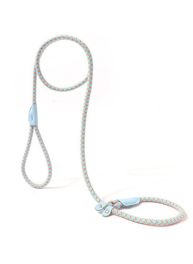 سيوسي مقود الكلب المنزلق، حبل تدريب الحيوانات الأليفة المتين بطول 5 أقدام × 0.5 للجراء والكلاب، مثالي للتدريب على عدم سحب السلوك، تصميم حلقة لسهولة المشي - Image 2