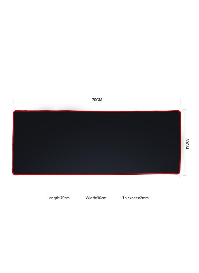 Generic - Gaming mouse pad XXL, extended mouse mat, desk mat, rectangular anti-slip mouse pad with soft rubber bottom, keyboard/mouse pad with stitched edges, suitable for laptop use. - Image 1