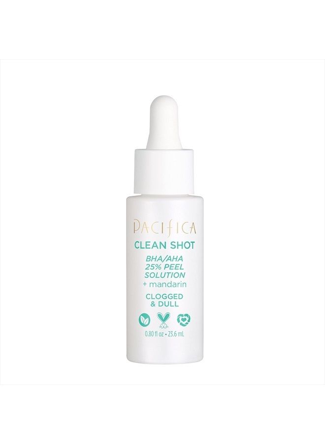 Pacifica Clean Shot BHA-AHA 25 Percent Peel Solution Unisex 0.8 oz - Image 1