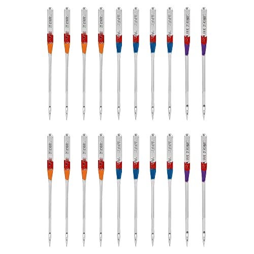 SINGER Universal Regular Point Machine Needles, 20-Count, Sizes 80/12, 90/14, 100/16 - Image 2