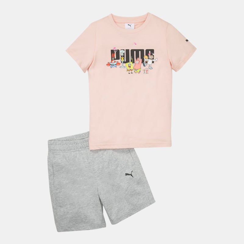 PUMA Kids' x SPONGEBOB Shorts And Jersey Set - Image 1