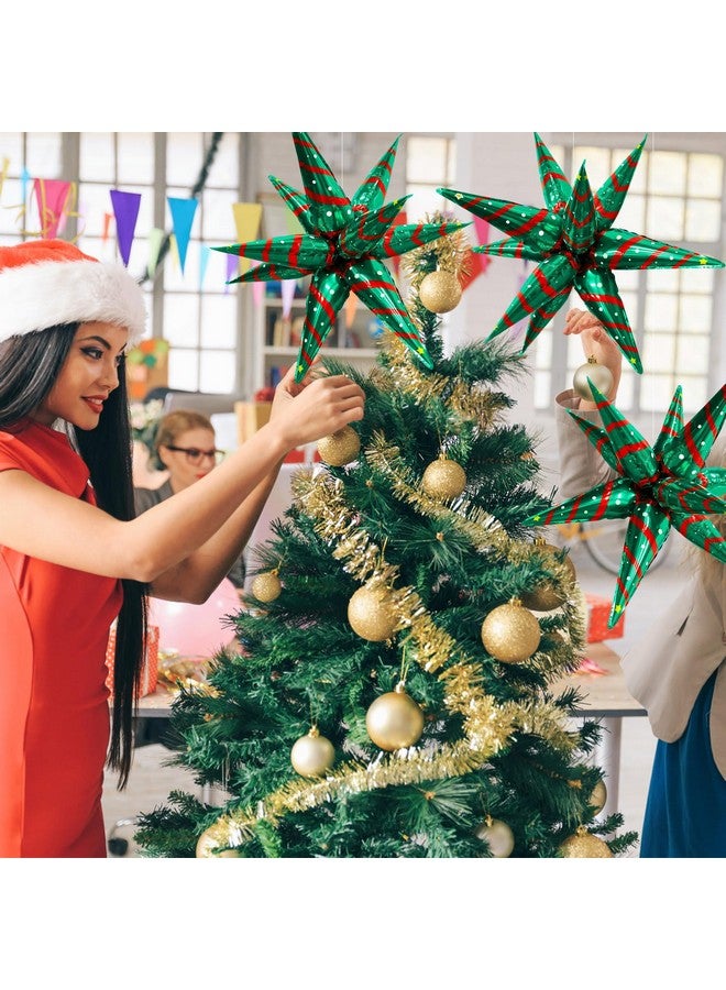 ZAKVOOR 60 Pcs Star Balloons, 12 Spike Foil Explosion Party Decoration Balloons for Wedding Birthday Anniversary Backdrop (Christmas) - Image 3