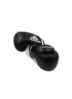 Adidas Boxing Gloves Hybrid-100  Color: Black/White Size: 8 Oz  - Image 1