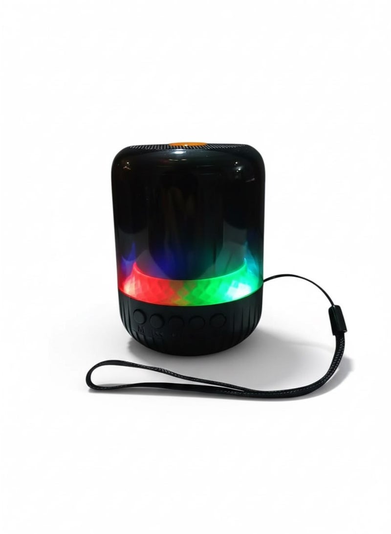 مكبر صوت صب بلوتوث مع مقبض يد - مكبر صوت اسبيكر - مكبر صوت لاسلكي محمول مع إضاءة LED RGB وبطارية قابلة لإعادة الشحن للهواتف الذكية والتلفزيون والأجهزة اللوحية وأجهزة الكمبيوتر -سبيكر ويرلس - Image 1