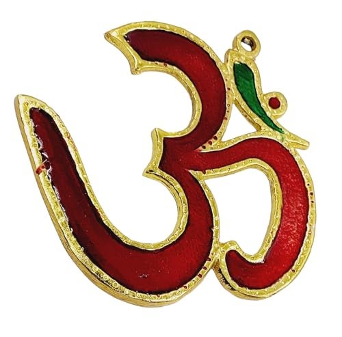 ARTISKRITI Om Wall Hanging for House Entrance Door Decorative Metal Aum Wall Art House Warming Gifts for New Home Main Entrance Door Decoration Showpiece, 15 cm - Image 3
