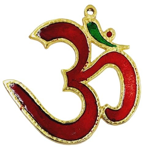 ARTISKRITI Om Wall Hanging for House Entrance Door Decorative Metal Aum Wall Art House Warming Gifts for New Home Main Entrance Door Decoration Showpiece, 15 cm - Image 4