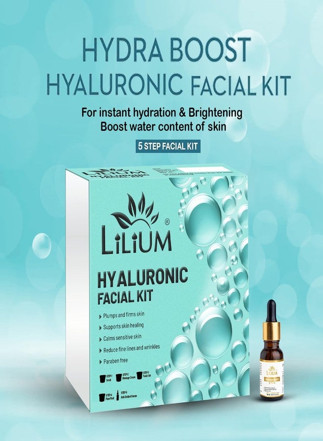 Lilium Premium Advanced Formula Hyaluronic Facial Kit 410g | Hydrating & Anti-Aging | Gives Glowing & Youthful Skin | Reduces Fine Lines & Wrinkles | Firms & Plumps Skin | All Skin Types - Image 2