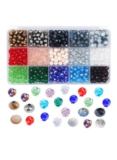 Grab Mantra Glass Diamond Shape Crystal Pearls Spacer Beads Kit With Metal Cutter And Jewelry Making String For Bracelet Necklaces  Earrings  Household Decorations  - Image 5