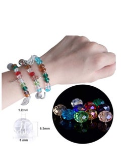 Grab Mantra Glass Diamond Shape Crystal Pearls Spacer Beads Kit With Metal Cutter And Jewelry Making String For Bracelet Necklaces  Earrings  Household Decorations  - Image 4