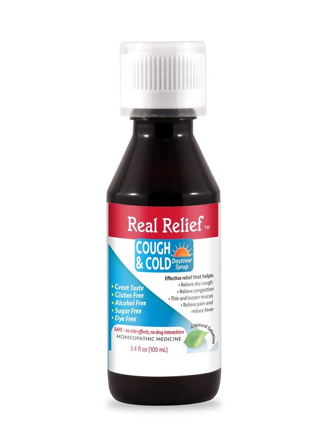 Real Relief Natural Wellness Cough and Cold Syrup Combo Pack Daytime Formula and Nighttime Formula, 2 x 3.4 Fl Oz - Image 3